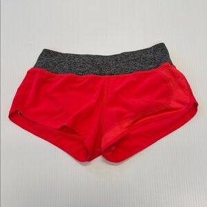 Rabbit Women's Red and Gray Shorts Size Small